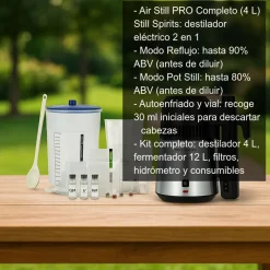 Destilador Air Still PRO Completo - 4 L