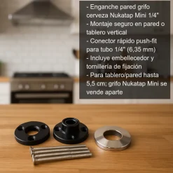 Enganche de pared para grifo de cerveza Nukatap Mini - 1/4