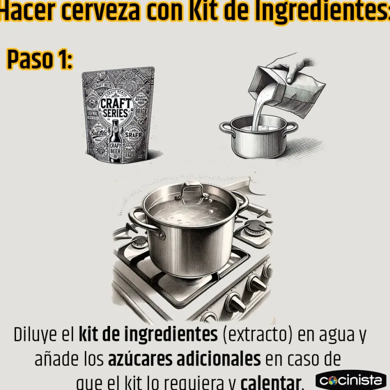 Equipo De Luxe con malta para hacer cerveza - 30 l
