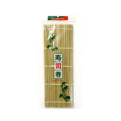 Esterilla de bambú para sushi - 21x24cm