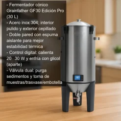 Fermentador cónico Edición Pro - 30 l