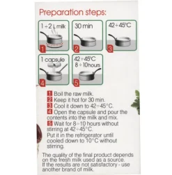 Fermentos para hacer yogur búlgaro - 10 cápsulas