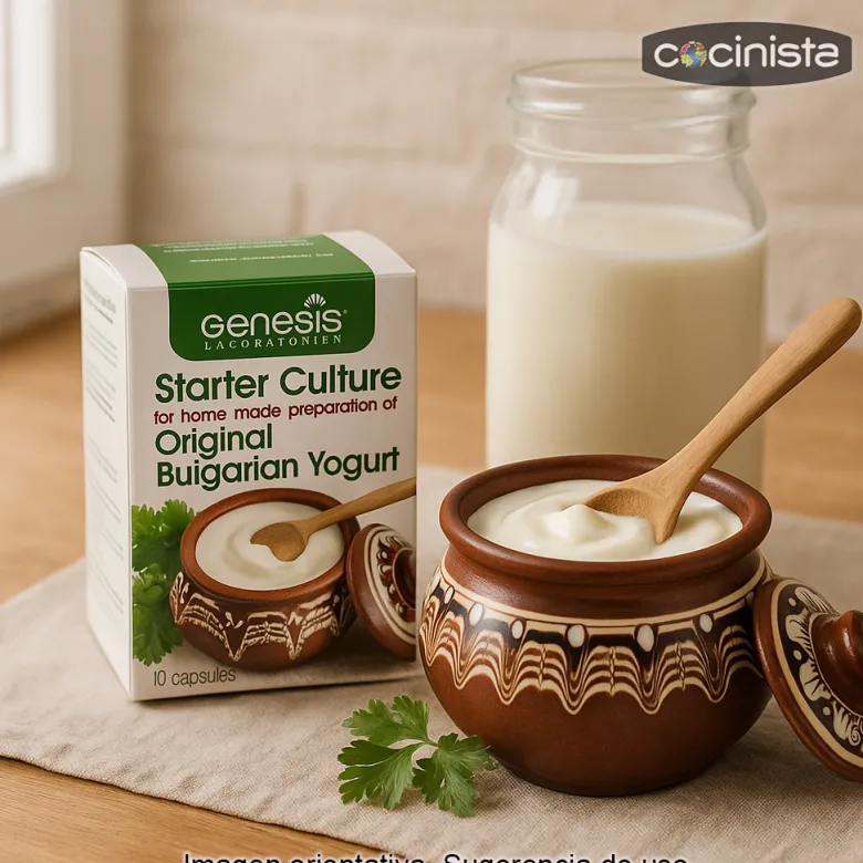 Fermentos para hacer yogur búlgaro - 10 cápsulas