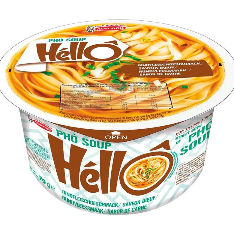 Fideos de arroz instantáneo sabor a carne - 70g