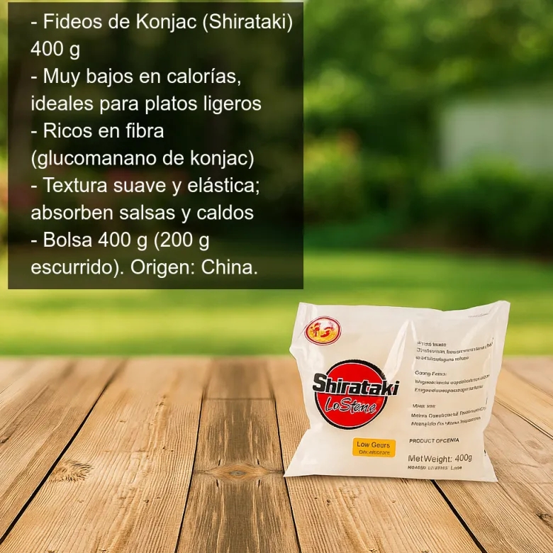 Fideos de Konjac (Shirataki) - 400g