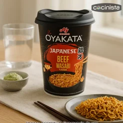 Fideos instantáneos con sabor a carne y wasabi - 93g