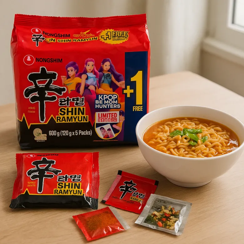 Fideos instantáneos picantes - 120gx5