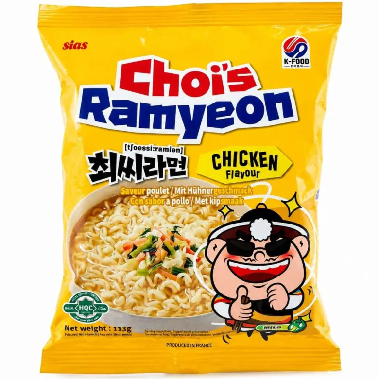 Fideos Instantáneos Sabor Pollo CHOI S - 113 g