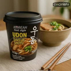 Fideos udon precocidos sabor a shoyu - 173g