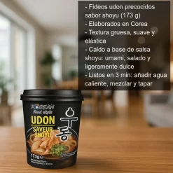 Fideos udon precocidos sabor a shoyu - 173g