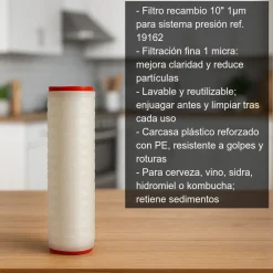 Filtro para sistema de filtrado a presión