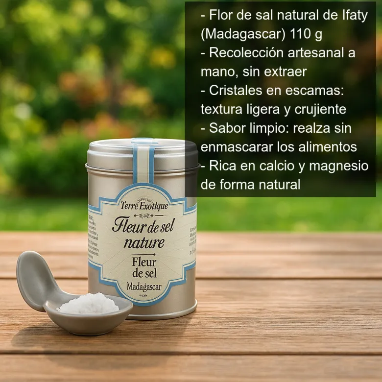 Flor de sal natural - 110g