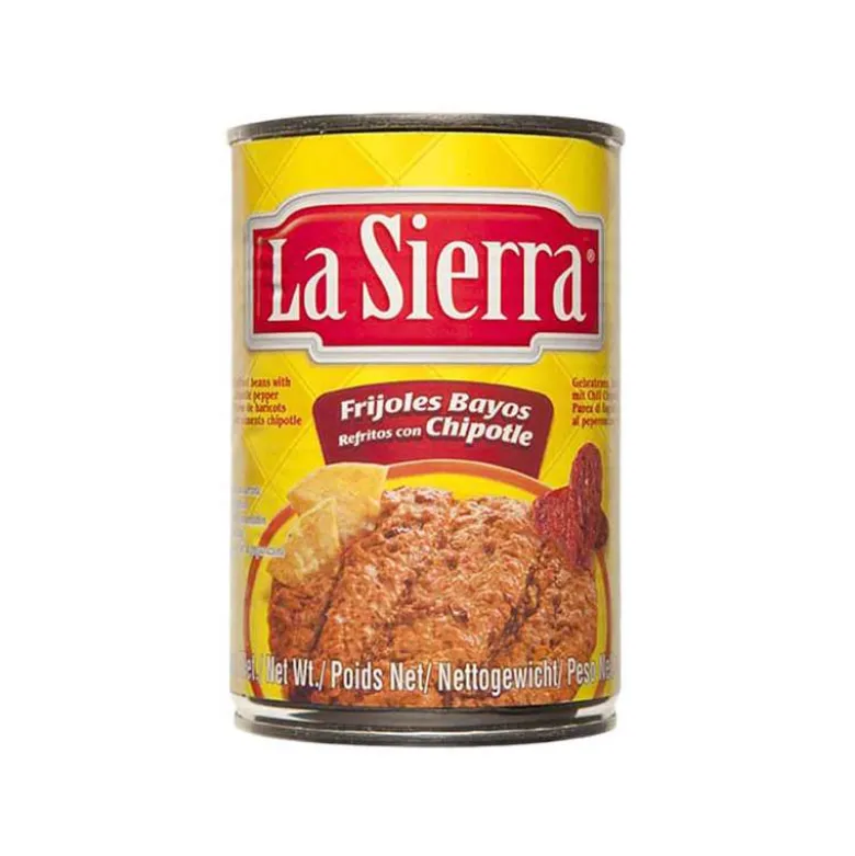 Frijoles Bayos refritos con Chipotle - 430g