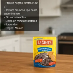 Frijoles negros refritos - 430g