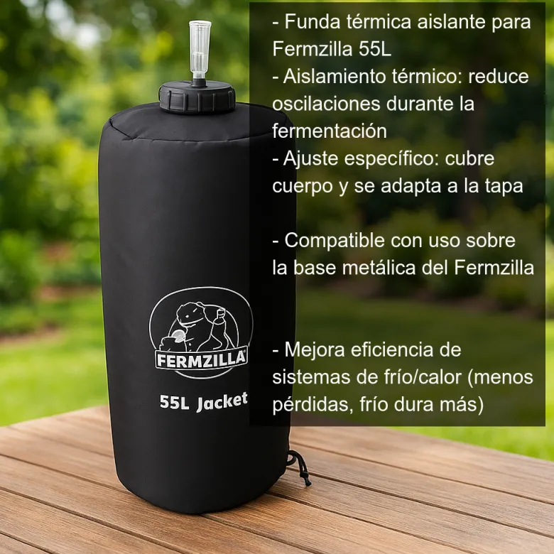 Funda térmica aislante para Fermzilla 55L