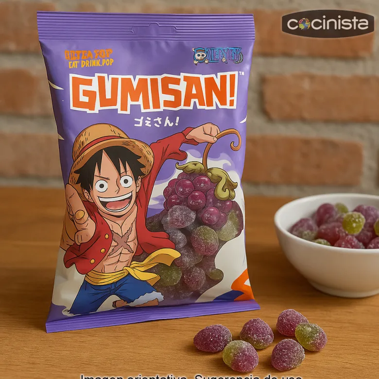 Gominolas sabor a Uva Edición One Piece - 180g