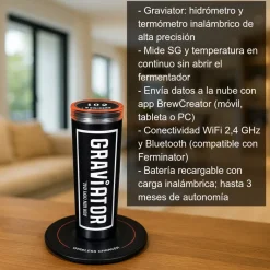 Graviator hidrómetro y termómetro inalámbrico