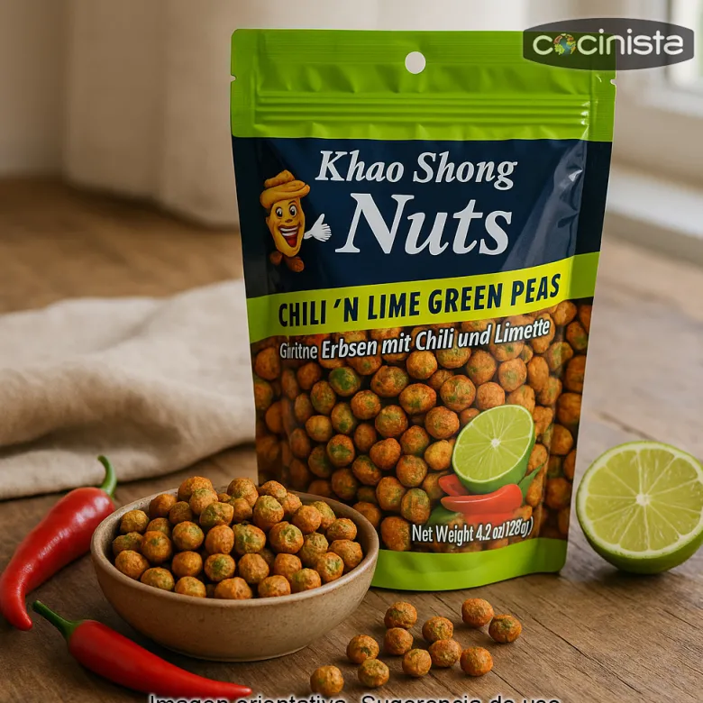 Guisantes verdes con chile y lima - 120g