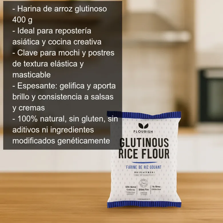 Harina de arroz glutinoso - 400g