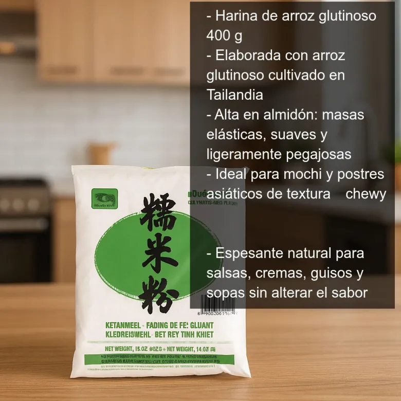 Harina de arroz glutinoso - 400g