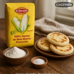 Harina precocida de maíz blanca - 1kg
