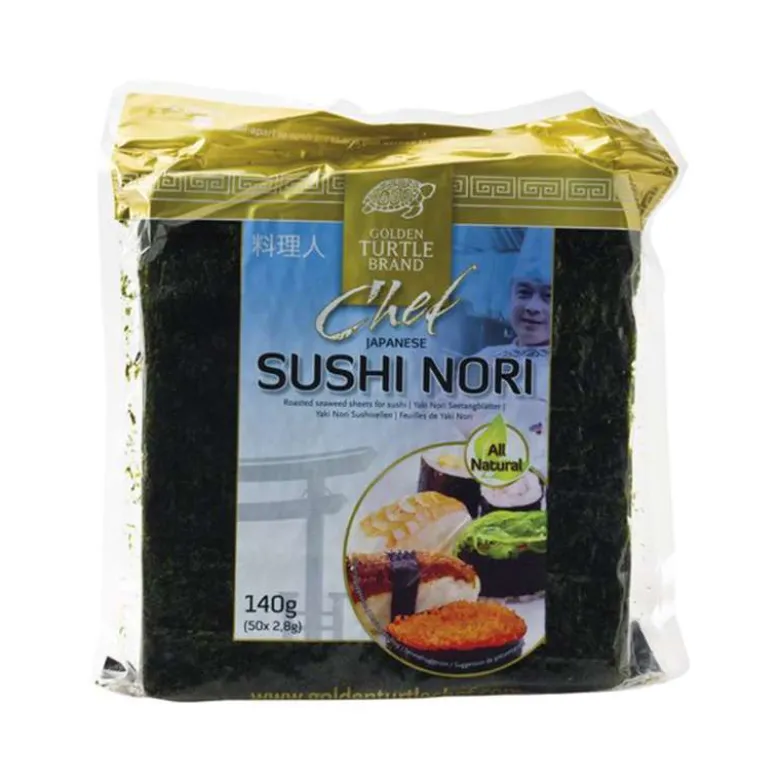 Hojas de alga Nori para sushi - 50 hojas