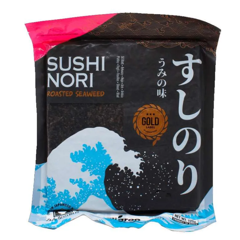 Hojas de alga nori - 50 uds