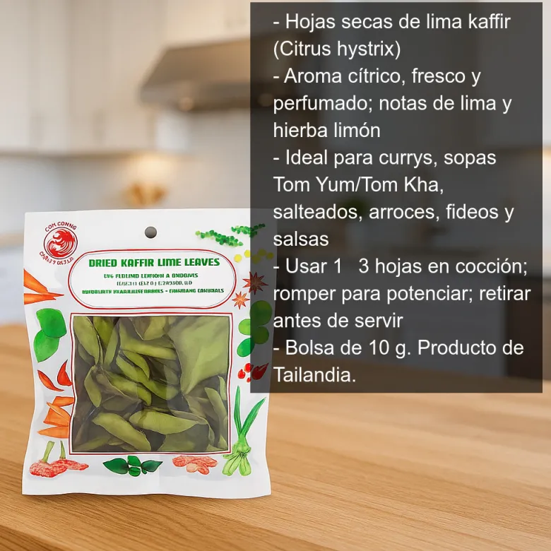 Hojas de lima kaffir - 10g