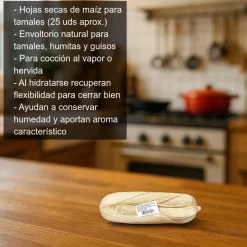 Hojas de maíz - 25 uds