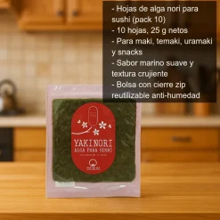 Hojas de nori - 10 uds