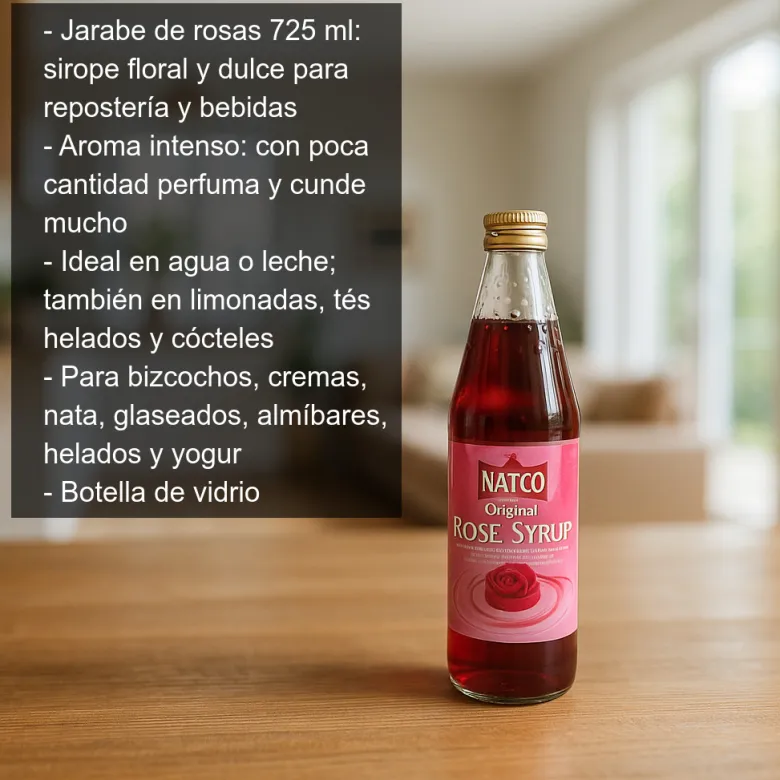 Jarabe de rosa - 725 ml