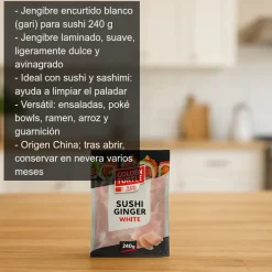 Jengibre encurtido blanco - 240g