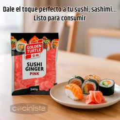 Jengibre encurtido rosa - 240g