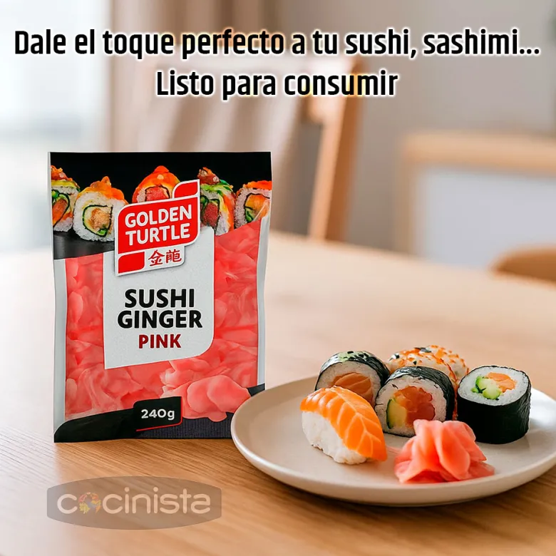 Jengibre encurtido rosa - 240g