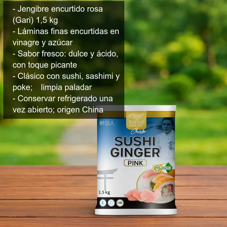 Jengibre encurtido rosa - 1,5kg