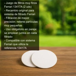 Juego de filtros muy finos