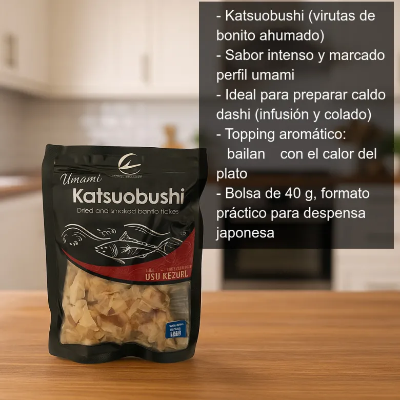 Katsuobushi (bonito ahumado en virutas) - 40g