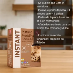 Kit Bubble Tea Café (Té de burbujas) - 4 servicios