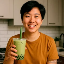 Kit Bubble Tea Matcha (Té de burbujas) - 4 servicios