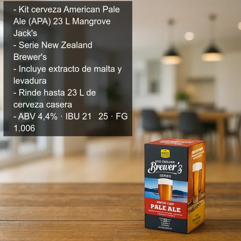 Kit de cerveza American Pale Ale - 23 l