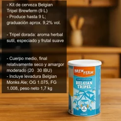Kit de cerveza Belgian Tripel - 9l