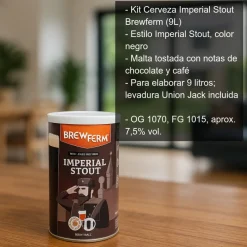 Kit de cerveza Imperial Stout - 9L