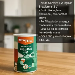 Kit de Cerveza IPA Inglesa - 12 L