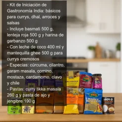 Kit de Gastronomía India