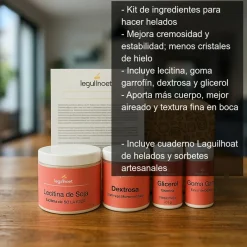 Kit de ingredientes para hacer Helados