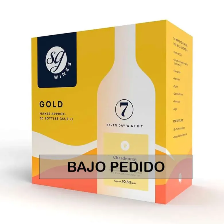 Kit de vino Chardonay - 22.5 Litros
