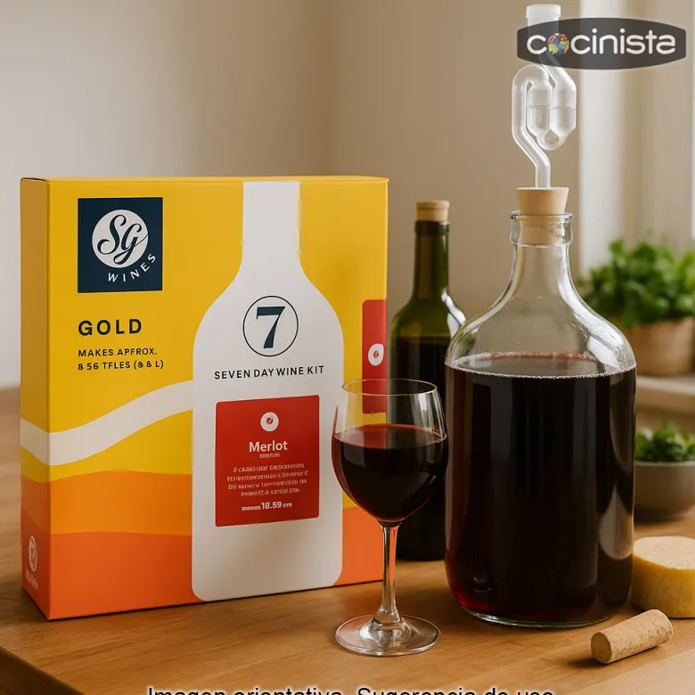 Kit de vino Merlot - 4.5 Litros