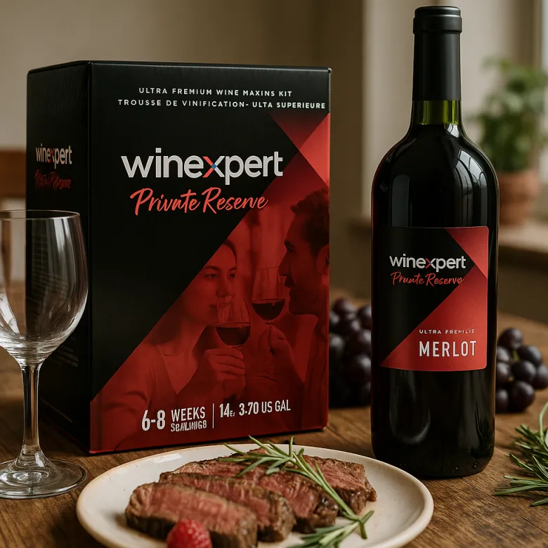 Kit de vino Private Reserve California Stags Leap Merlot - 23L