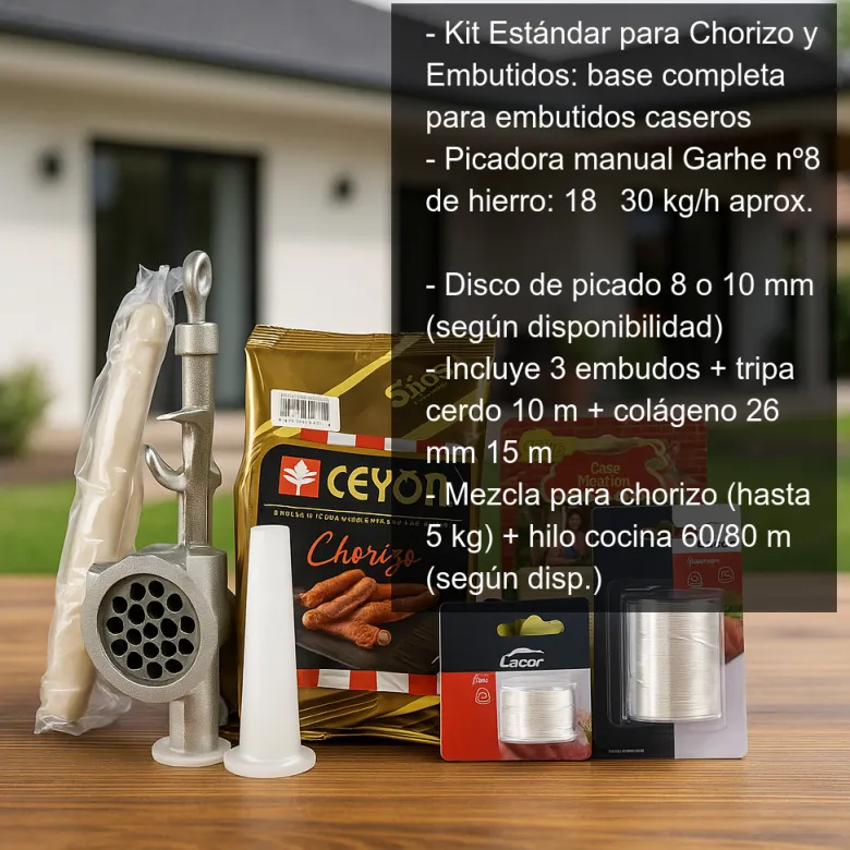 Kit Estándar para Chorizo y Embutidos