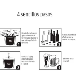 Kit para hacer cerveza IPA - 5 litros
